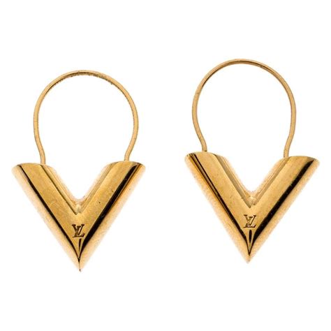 louis vuitton v earring|louis vuitton earrings for sale.